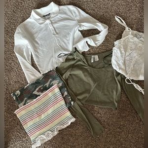 Assorted small shirts